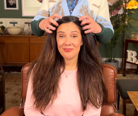Stephanie's super thick hair gets the PHAT treatment!