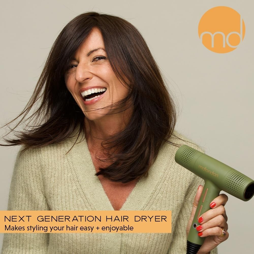 mdlondon BLOW Hair Dryer Casal Blue Blush Professional Hairdryer