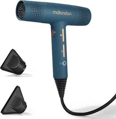 mdlondon BLOW Hair Dryer Casal Blue Blush Professional Hairdryer