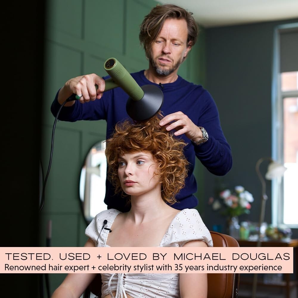 mdlondon BLOW Hair Dryer Casal Blue Blush Professional Hairdryer