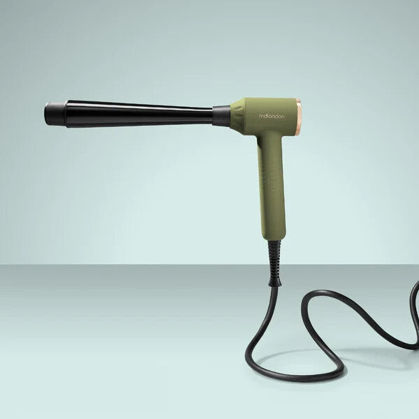 mdlondon CURL 4-in-1 Right-angled Curling Wand Casal Blue Olive Green Berry