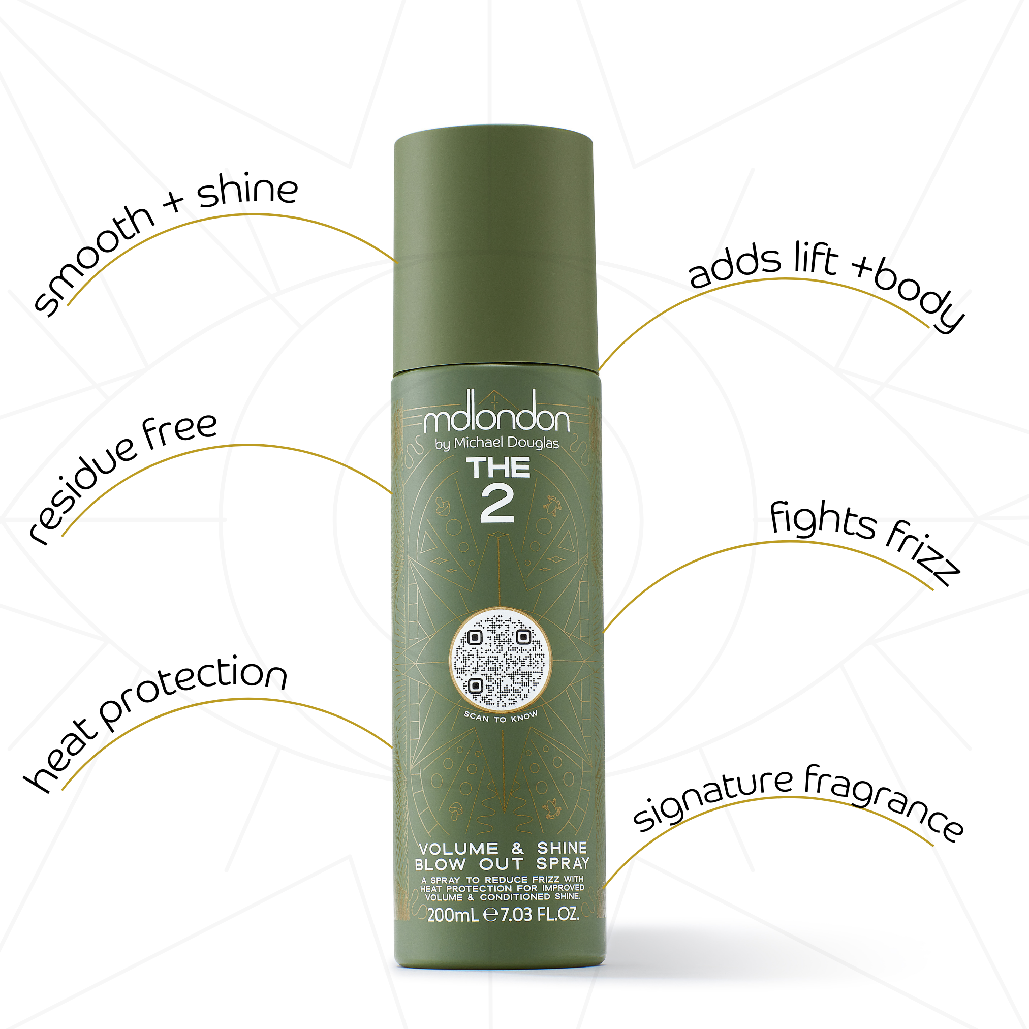 THE 2 - Volume & Shine Blow Out Spray