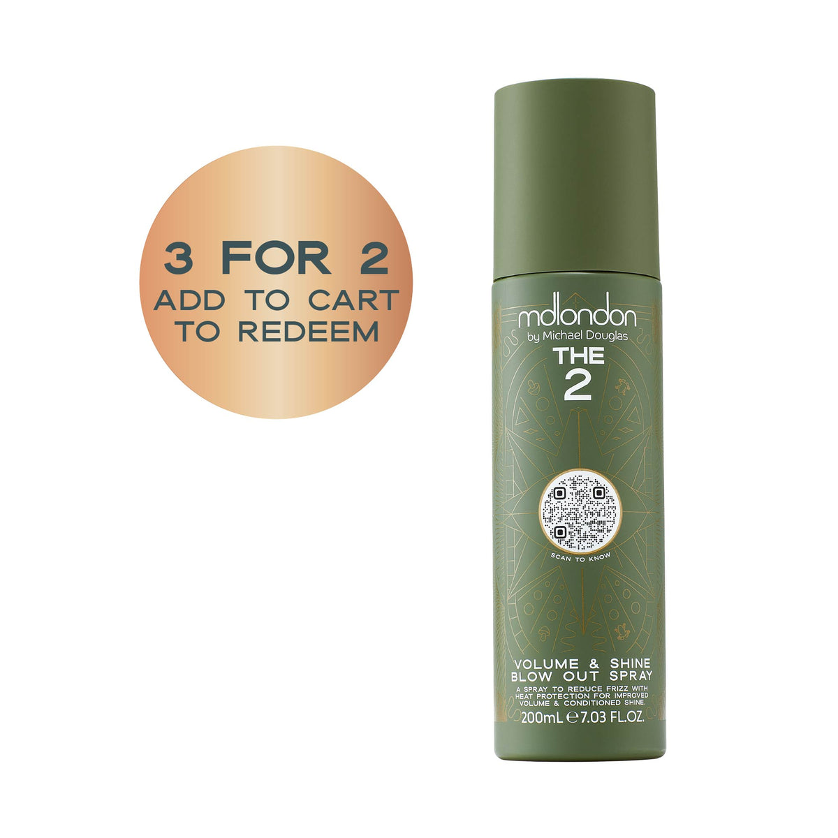 THE 2 - Volume & Shine Blow Out Spray