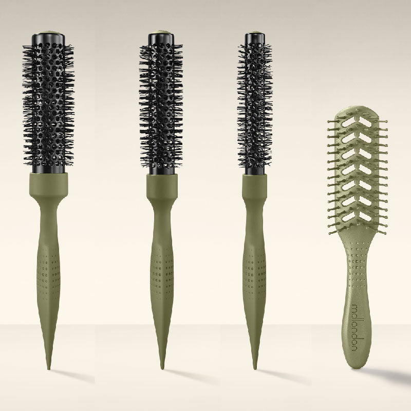 Short Fine Hair BRUSH Bundle for Salon-Quality Results mdlondon